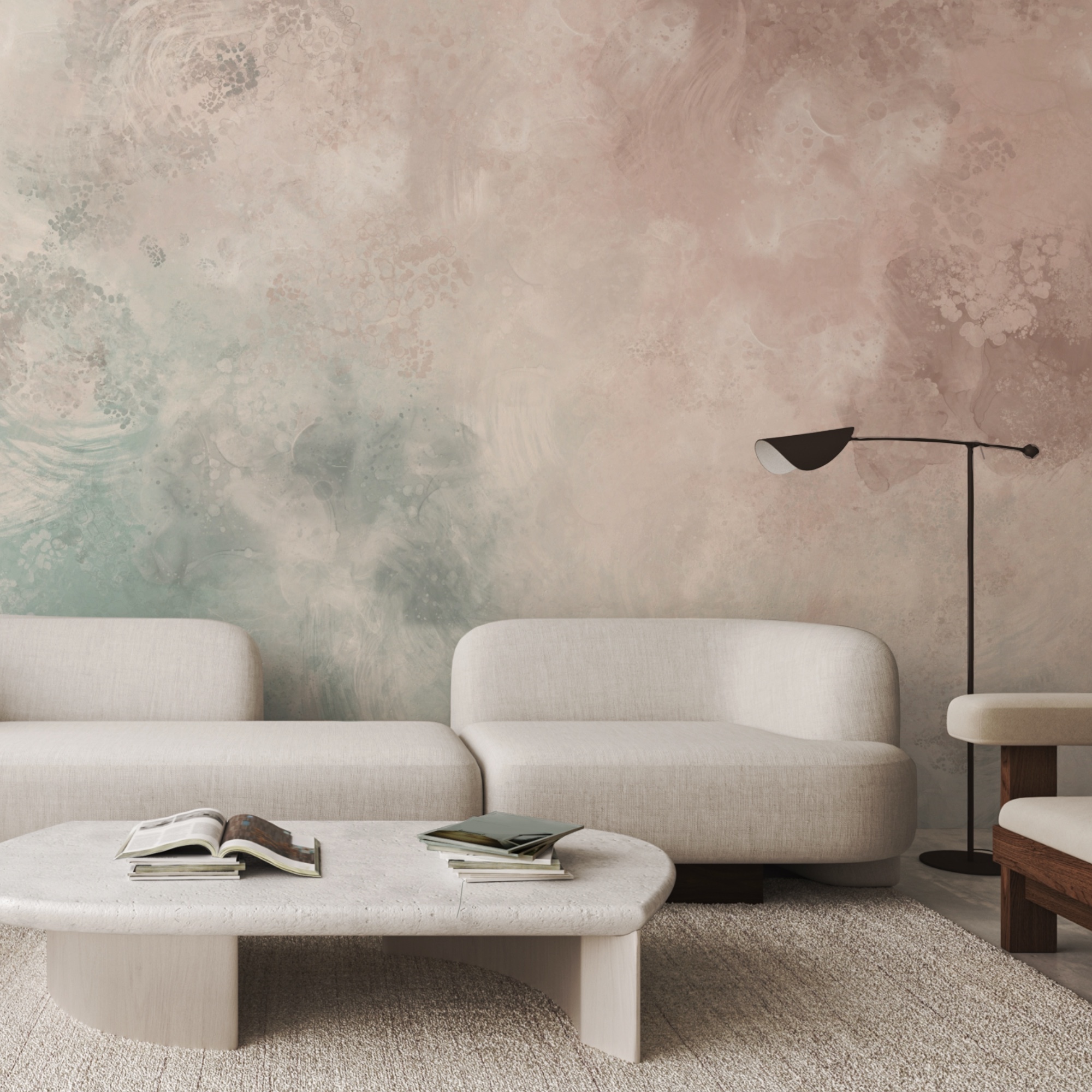 Soft hues blend in tranquil harmony