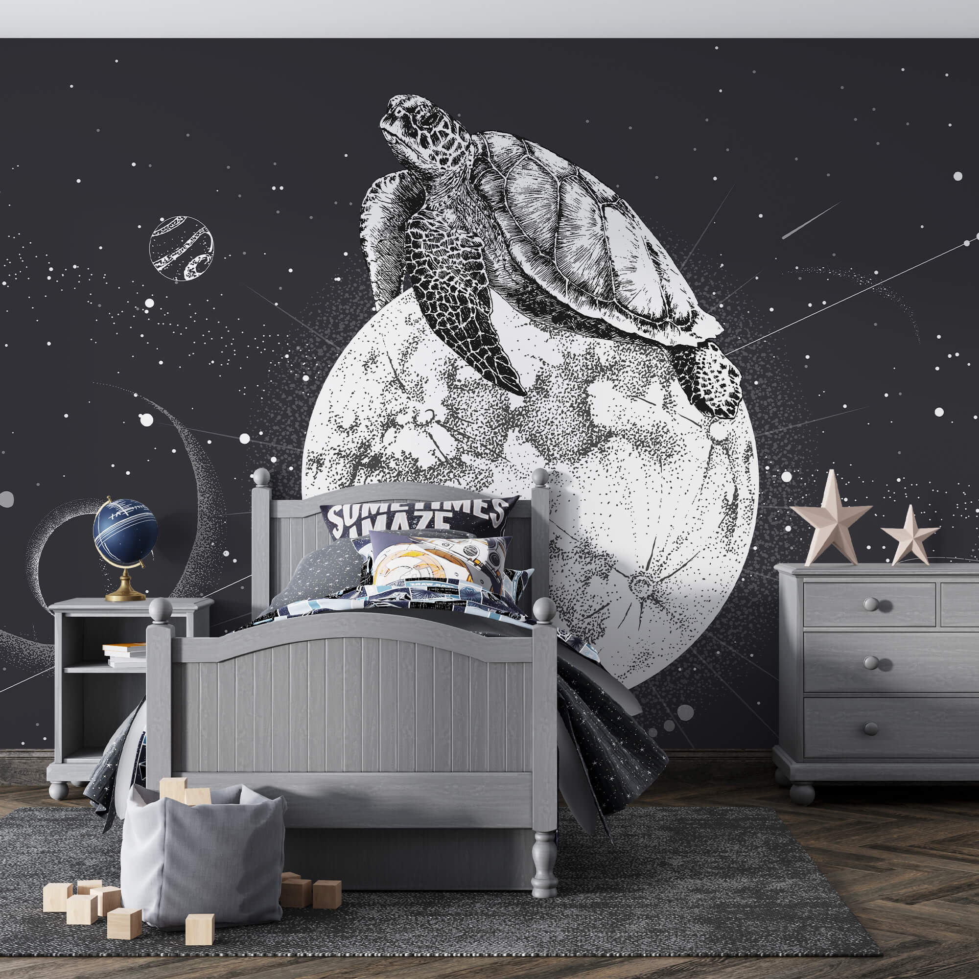 Turtle on the moon