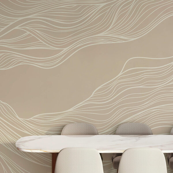 White lines on a brown background