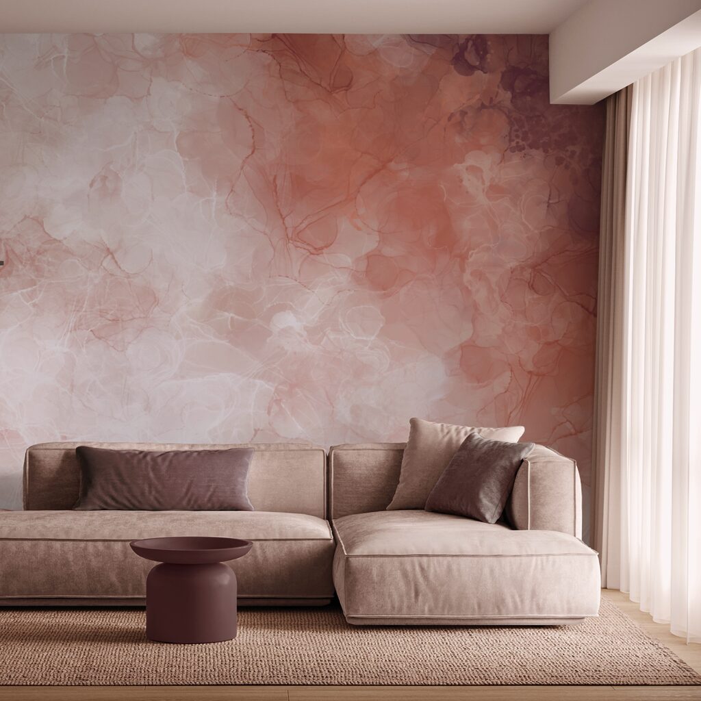 Soft hues blend in gentle waves