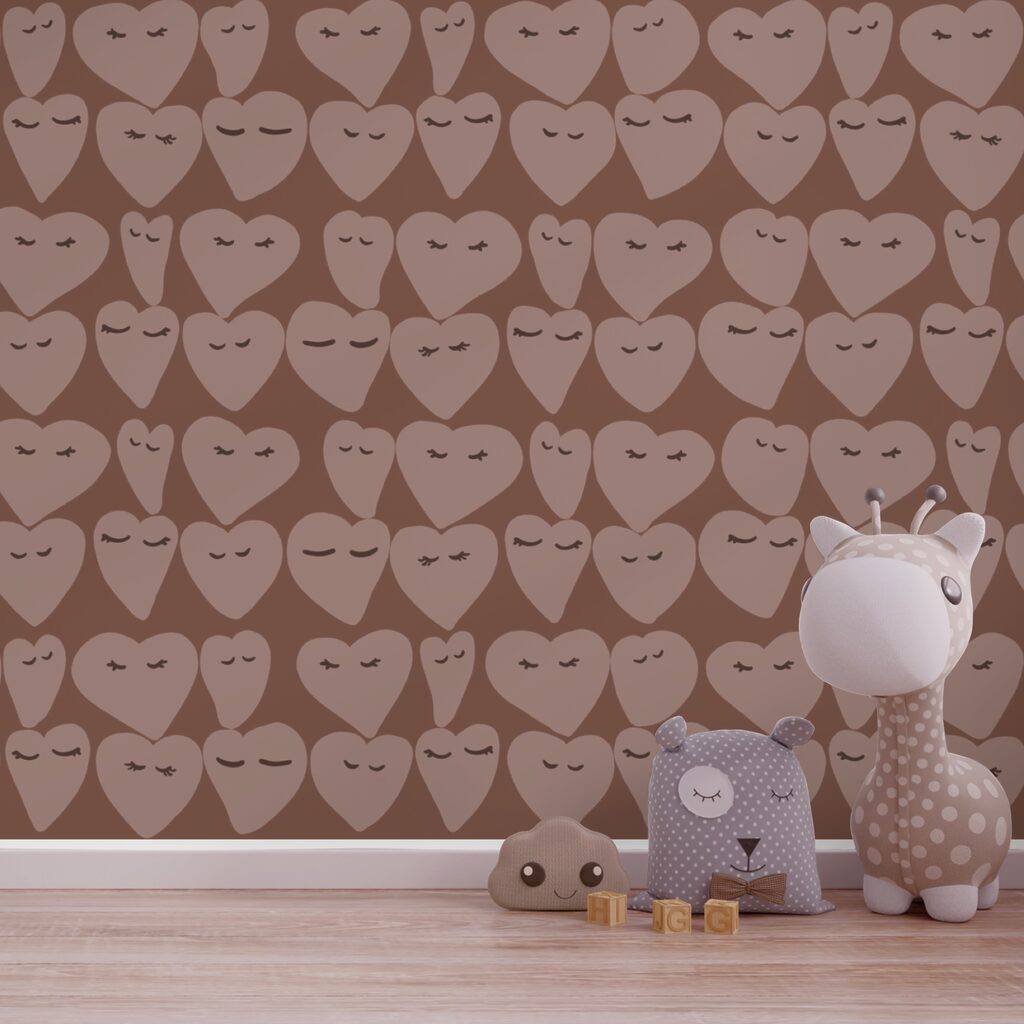 Heart patterns spreading joy everywhere