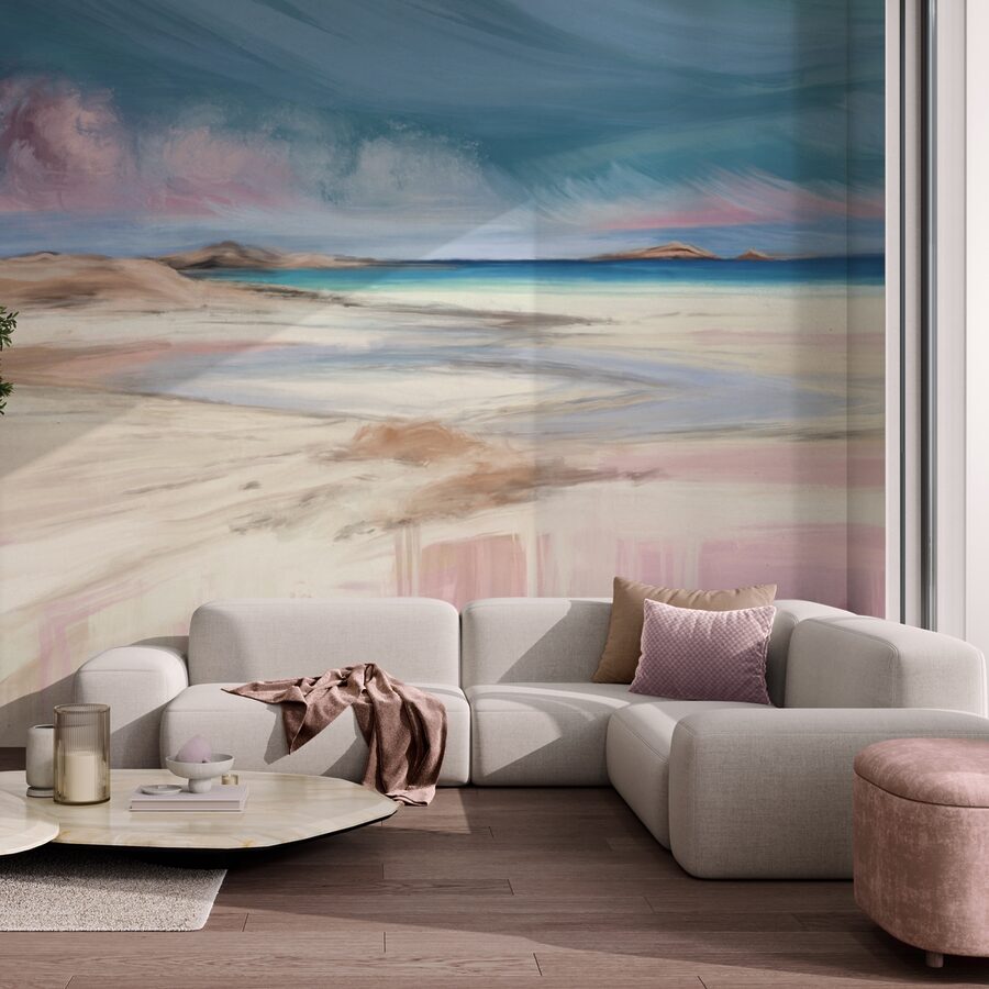 Painting of a beach Painting of a beach