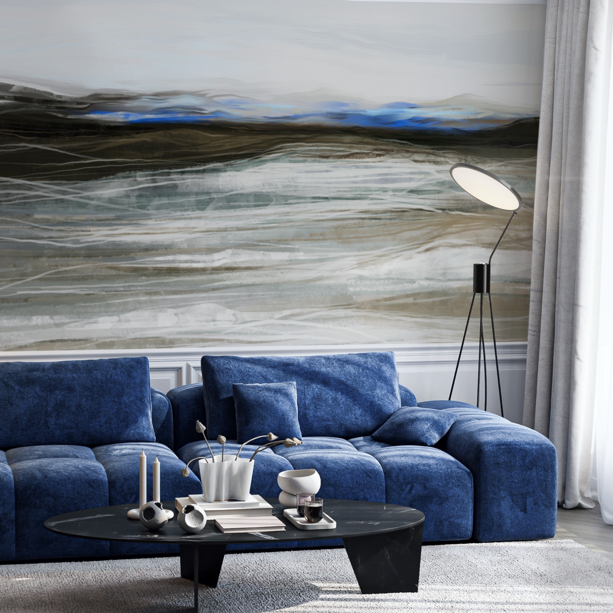 Painting of a landscape Painting of a landscape