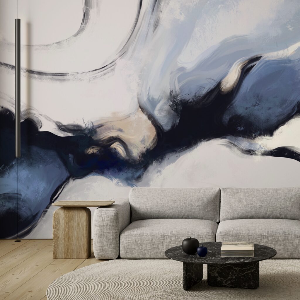 Abstract waves in soft tones Abstract waves in soft tones