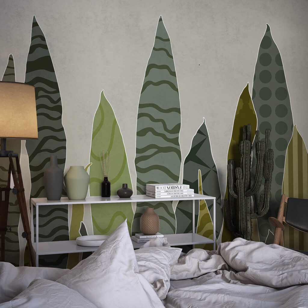 Group of green leaves