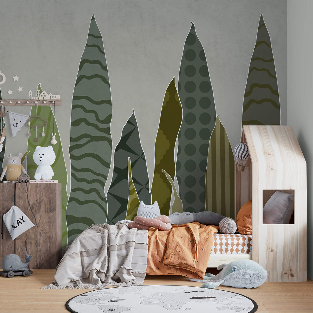 Group of green leaves