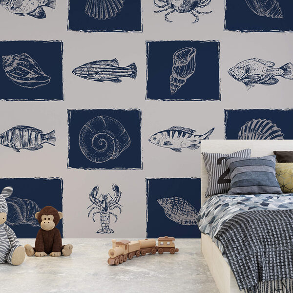 Pattern of sea creatures Pattern of sea creatures