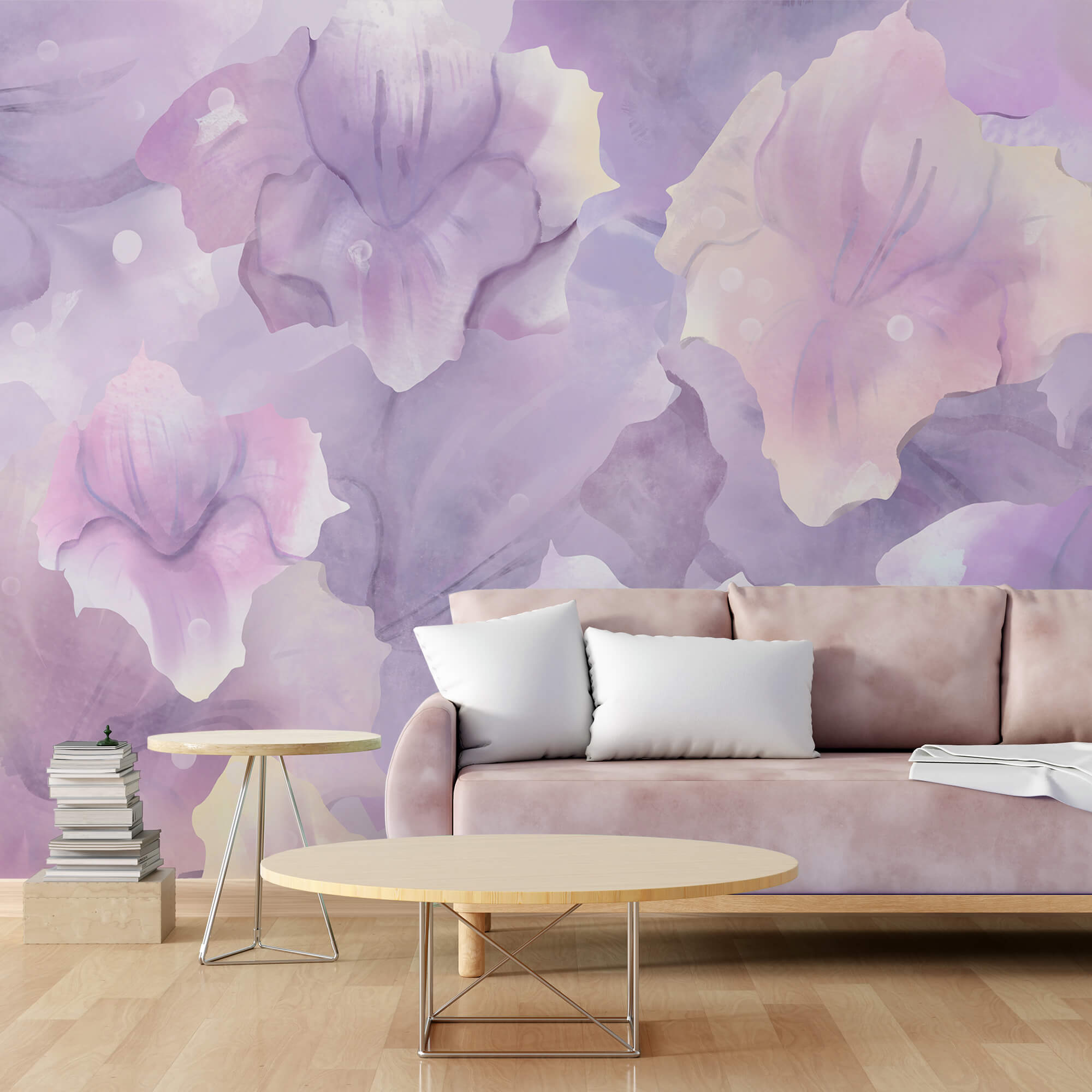 Whispers of pastel floral beauty