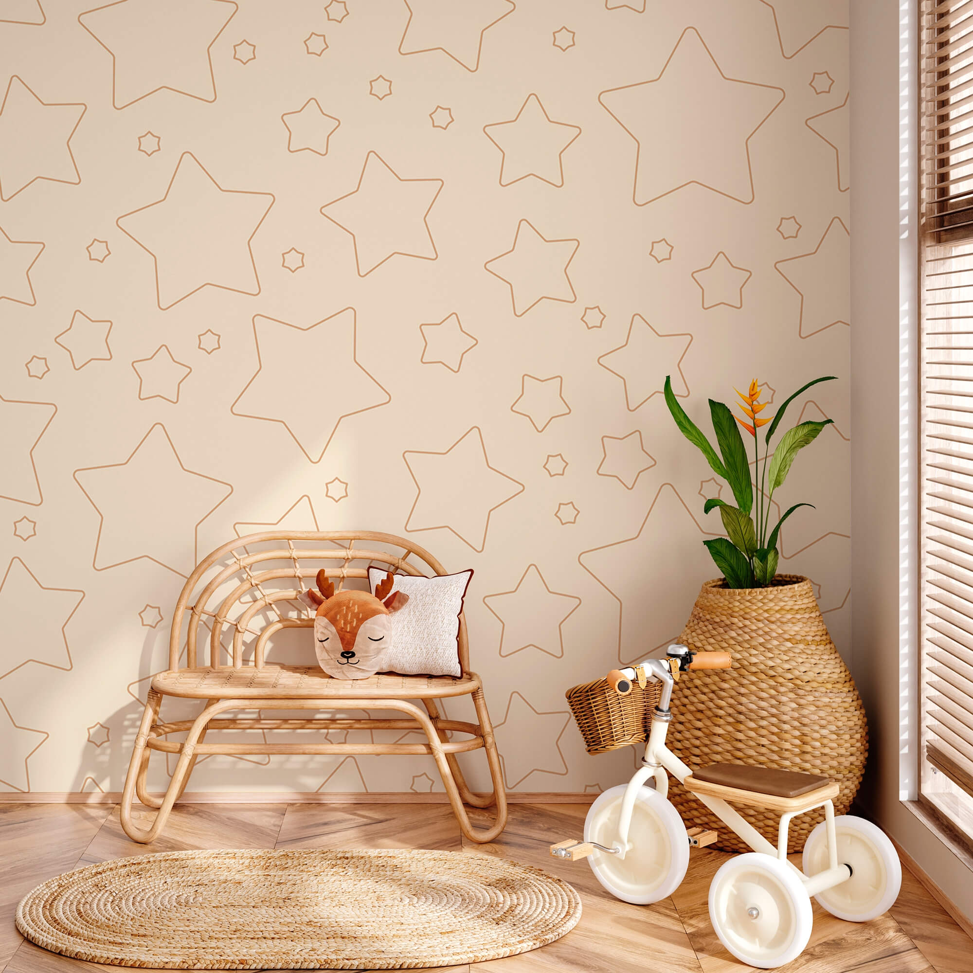 Pattern of stars and a few stars