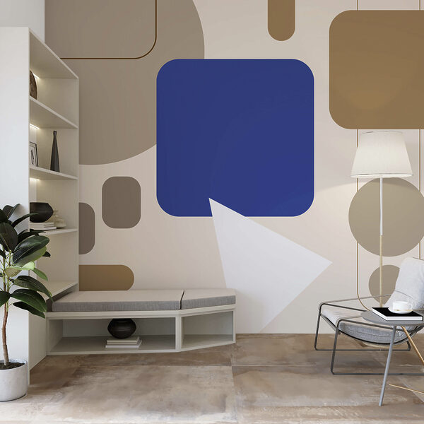 Wall murals Blue and brown squares and a white arrow (SKU: t00282v2) Wall murals Wall murals Blue and brown squares and a white arrow (SKU: t00282v2)
