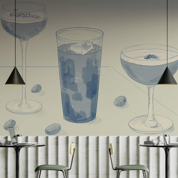 Group of glasses of drinks Group of glasses of drinks