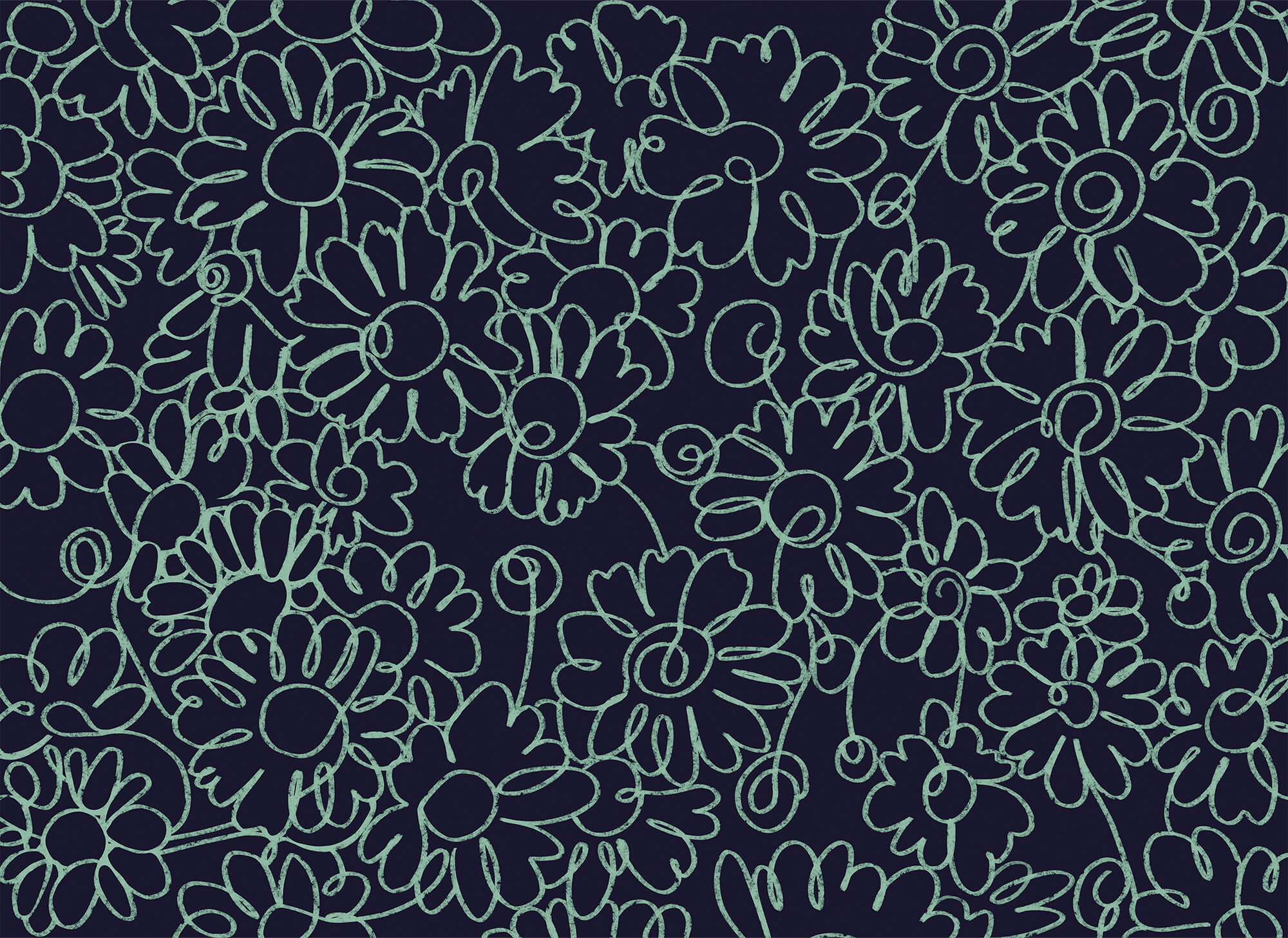 Pattern of flowers on a dark background Pattern of flowers on a dark background