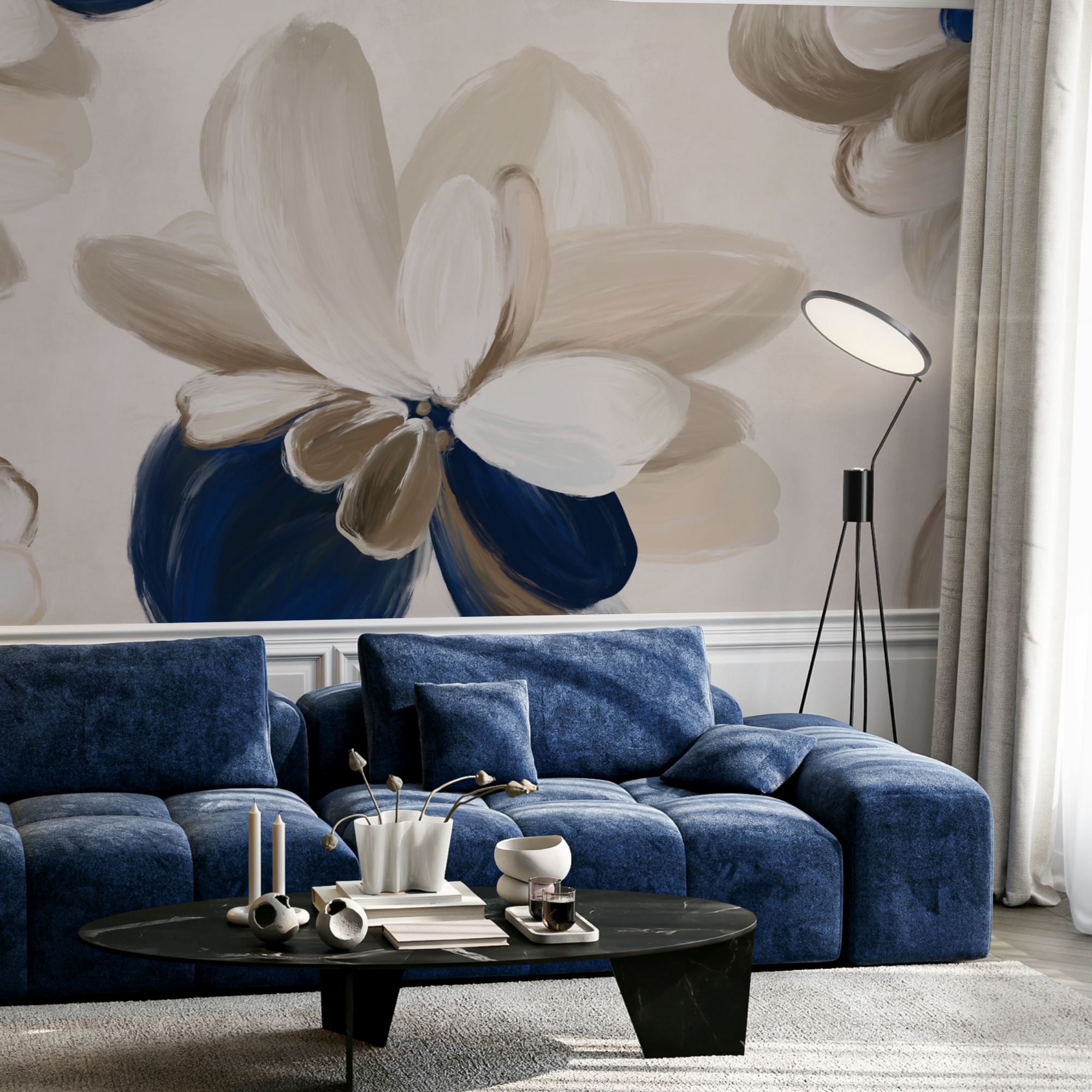 Soft petals in earthy tones Soft petals in earthy tones