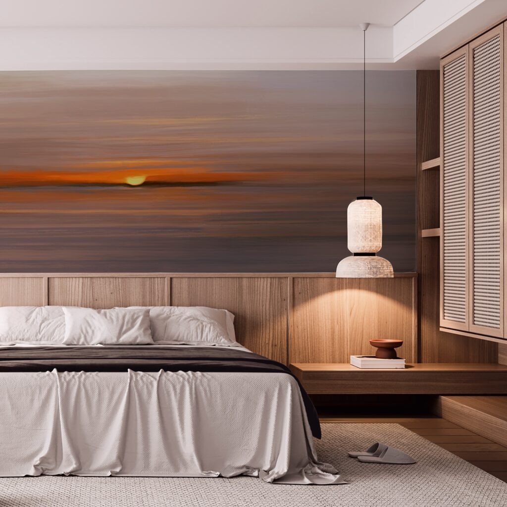 Sunset over water Sunset over water