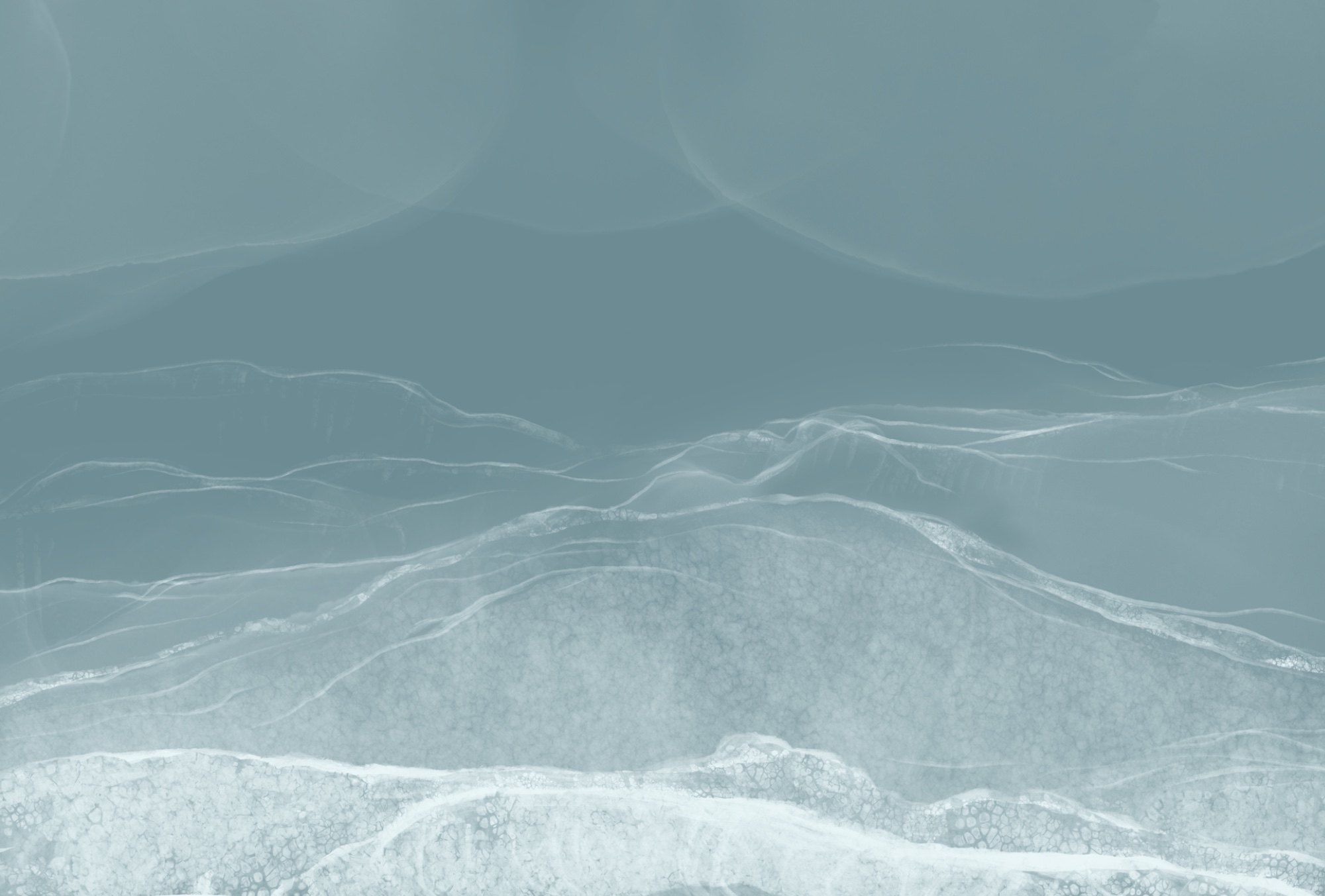 Gentle waves in muted tones