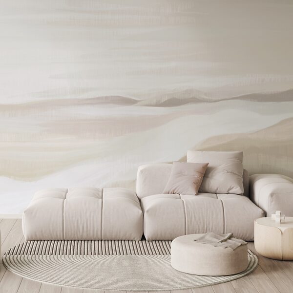 Wall murals Wall murals Painting of a desert landscape (SKU: t00307)