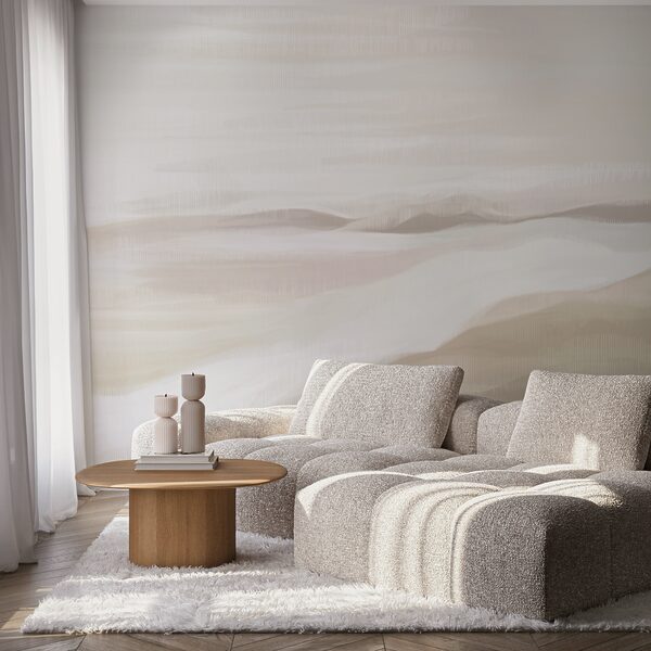 Painting of a desert landscape