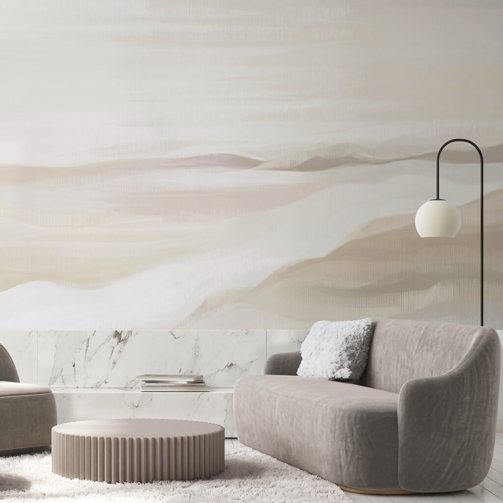 Painting of a desert landscape