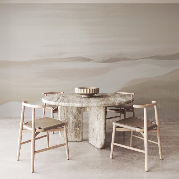 Painting of a desert landscape