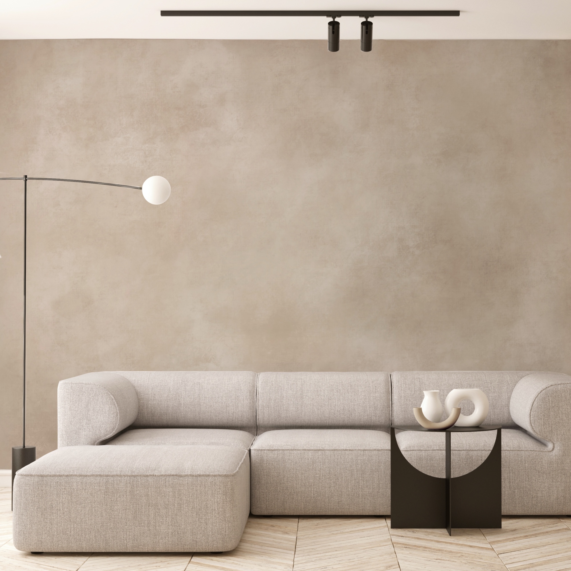 White background with brown spots