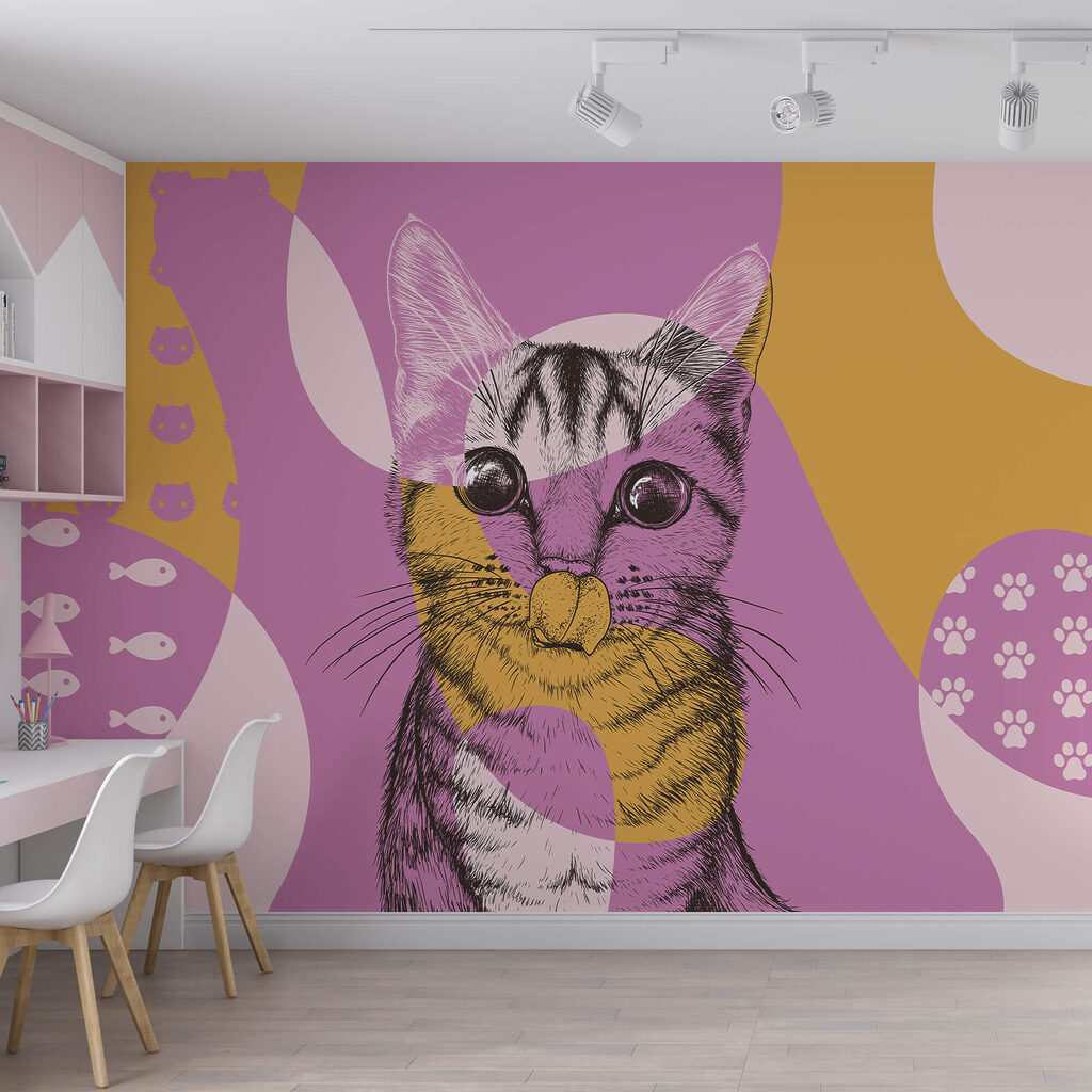 Cat with a mouse nose Cat with a mouse nose