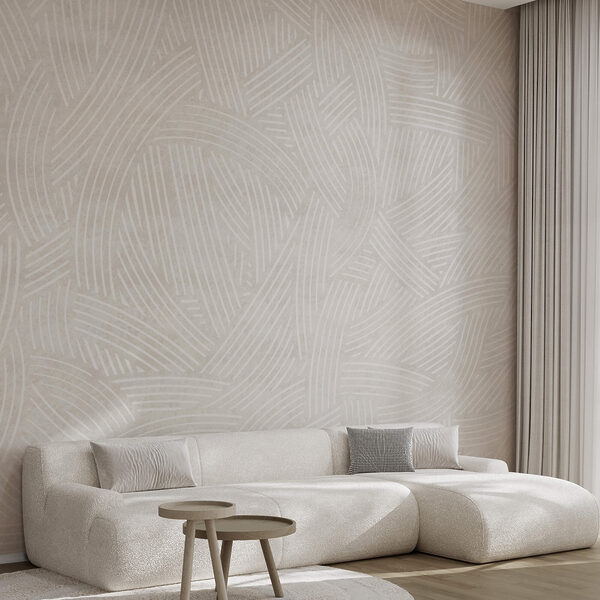 Wall murals Wall murals Intricate lines create subtle elegance (SKU: t00328)