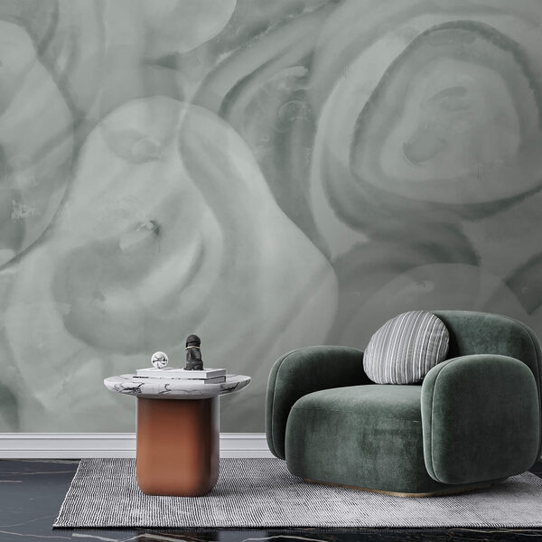 Wall murals Wall murals Soft, swirling shapes in gentle tones (SKU: t00352)
