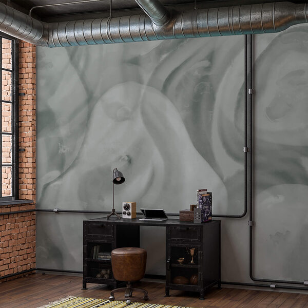 Soft, swirling shapes in gentle tones Soft, swirling shapes in gentle tones