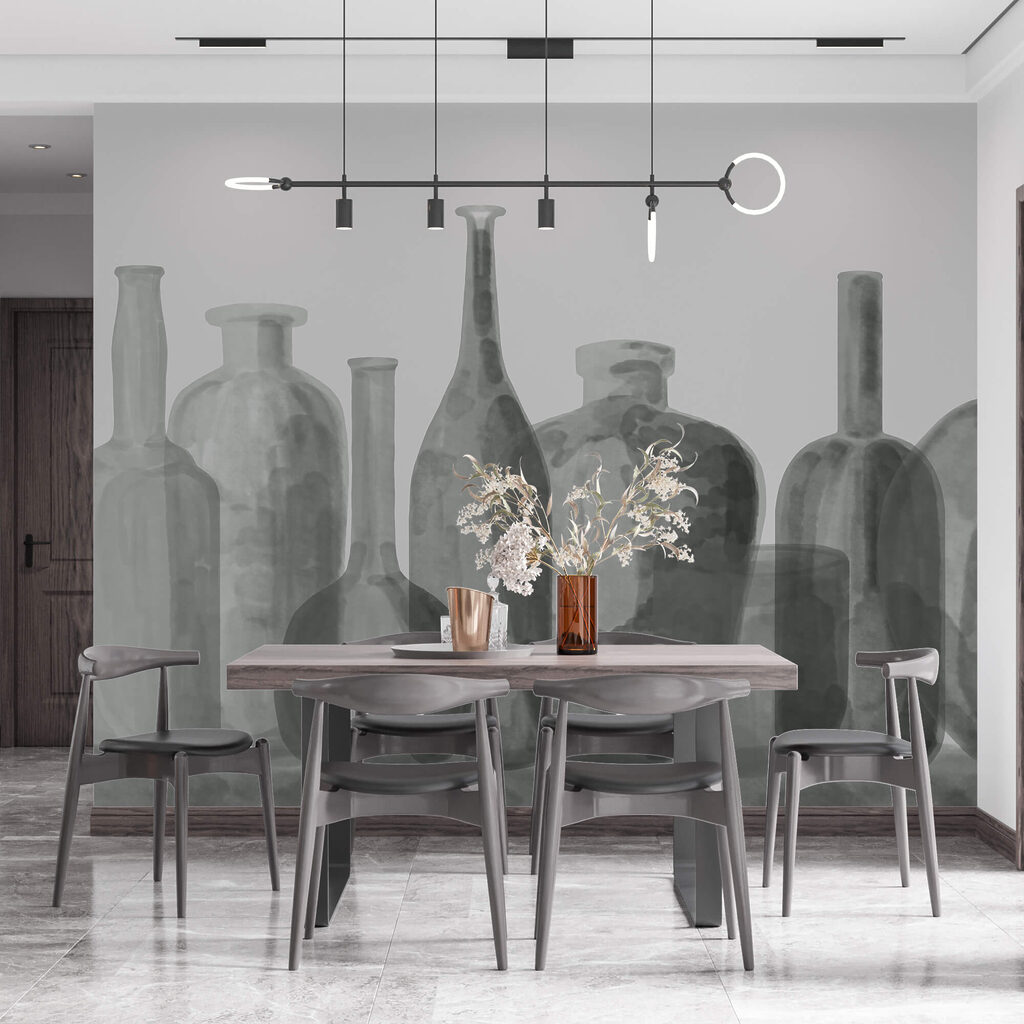 Group of glass bottles