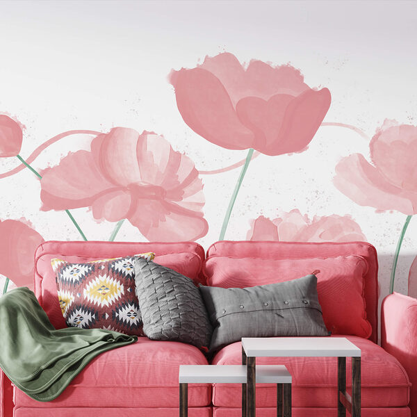 Soft pink blooms in gentle motion