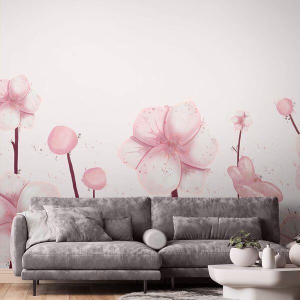 Group of pink flowers