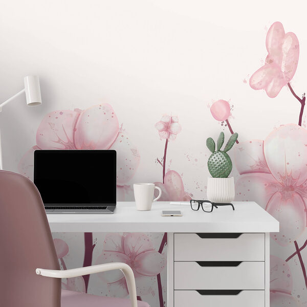 Group of pink flowers