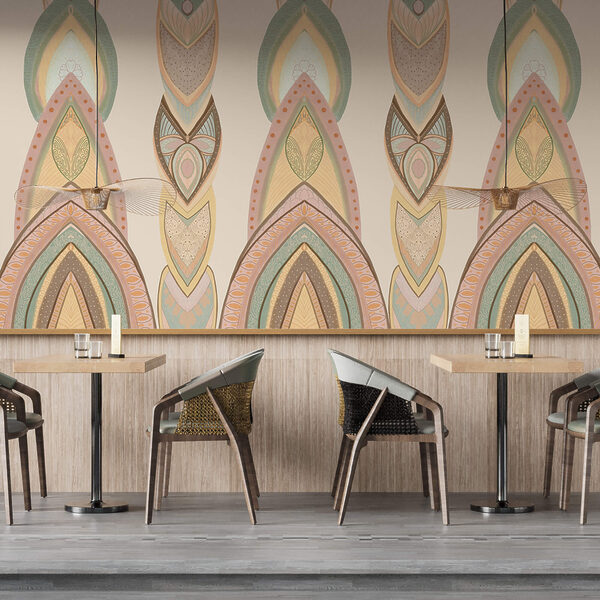 Pattern of colorful shapes Pattern of colorful shapes