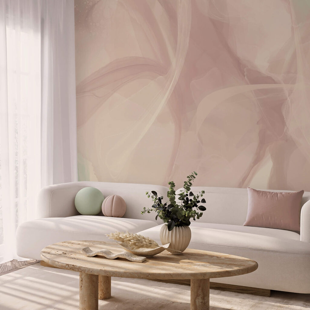 Ethereal swirls of soft colors