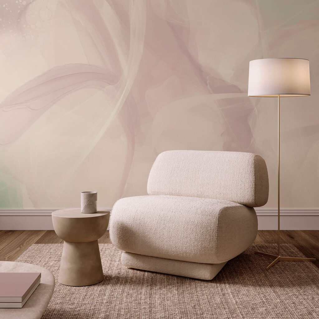 Ethereal swirls of soft colors