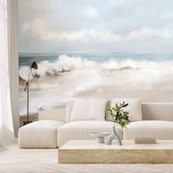 Painting of a beach Painting of a beach