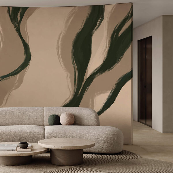 Organic lines in soft hues Organic lines in soft hues