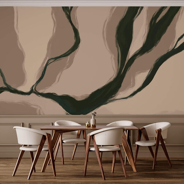 Organic lines in soft hues Organic lines in soft hues