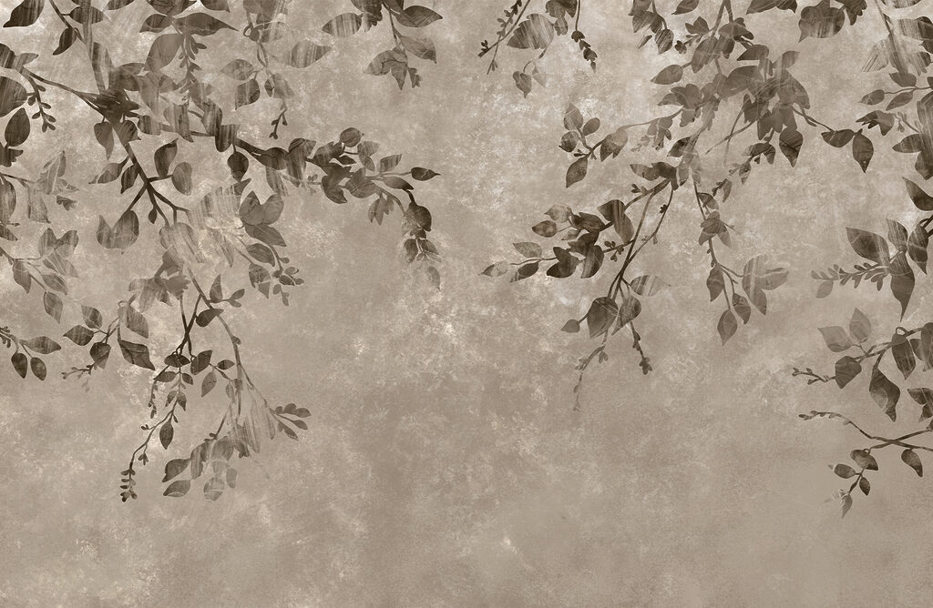 Tree branches with leaves