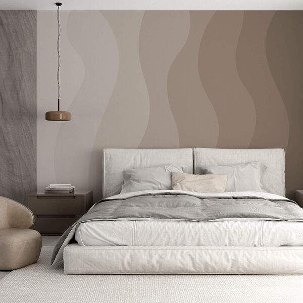 Harmonious waves of soft colors