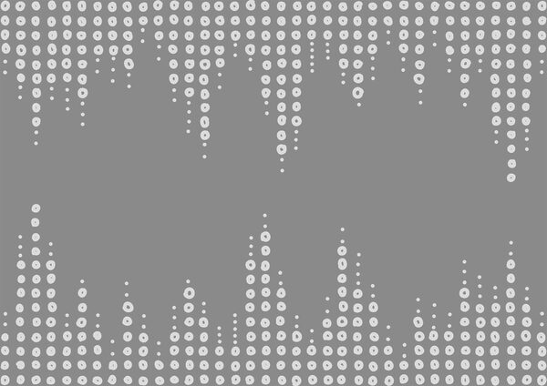 Grey and white background with dots Grey and white background with dots