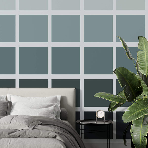 Grey squares with black squares