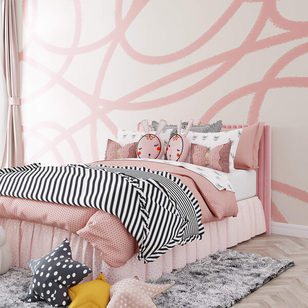 Pink lines on a white background Pink lines on a white background