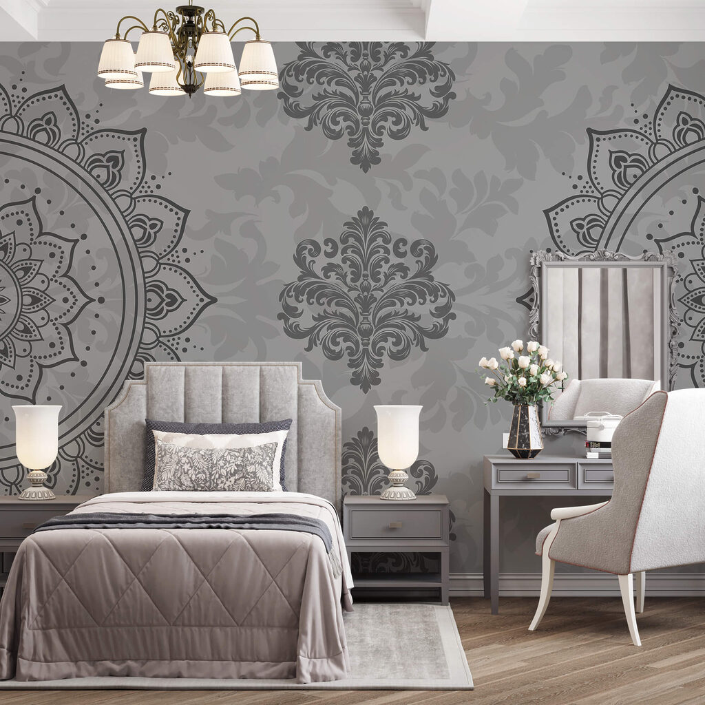 Grey and white pattern Grey and white pattern