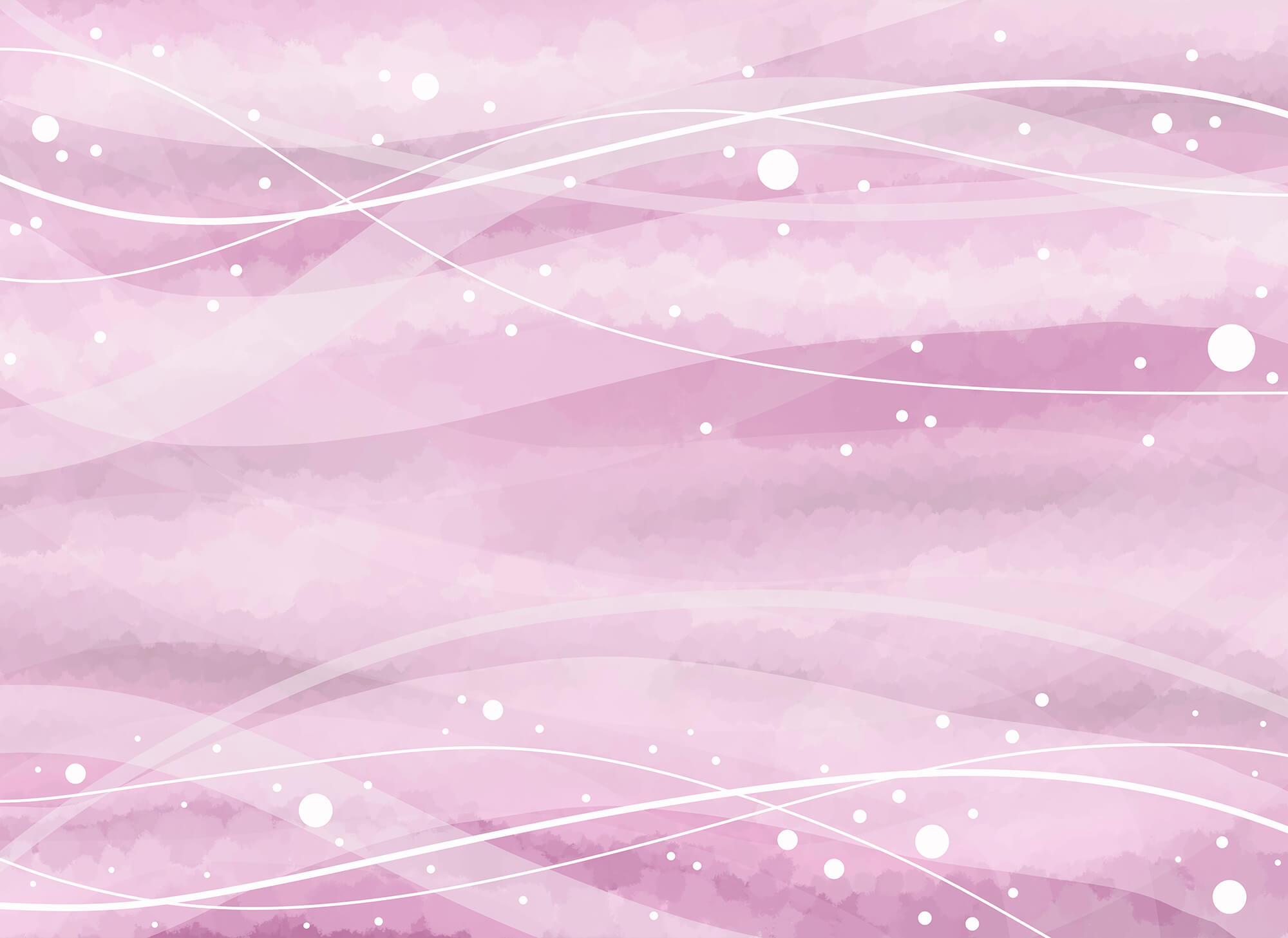 Pink background with white lines and dots