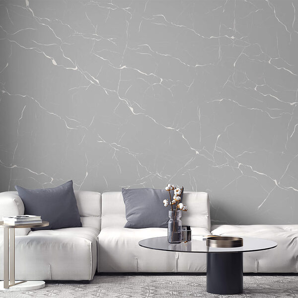 White and gray marble