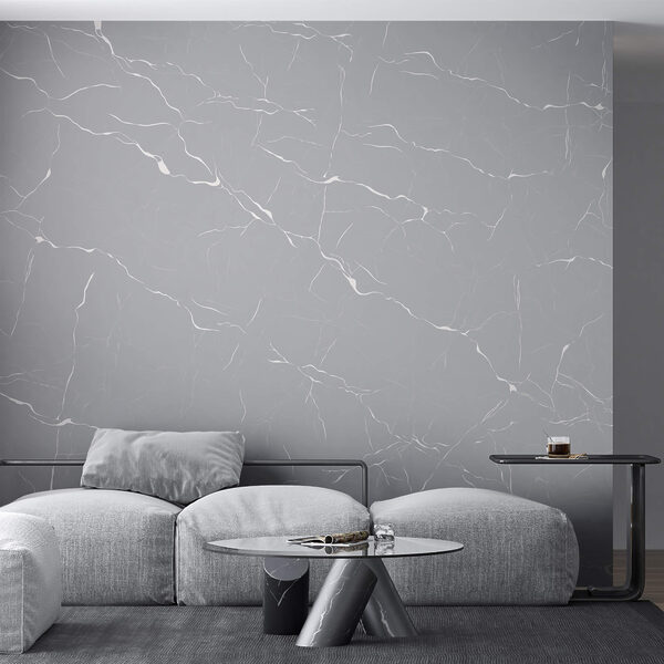 White and gray marble