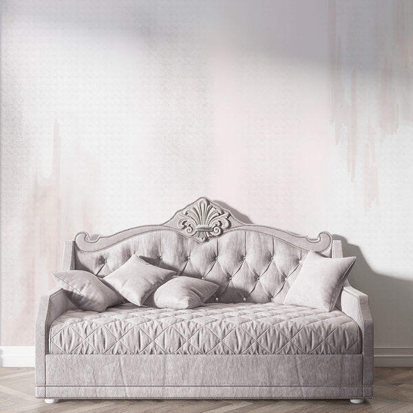 White and pink background