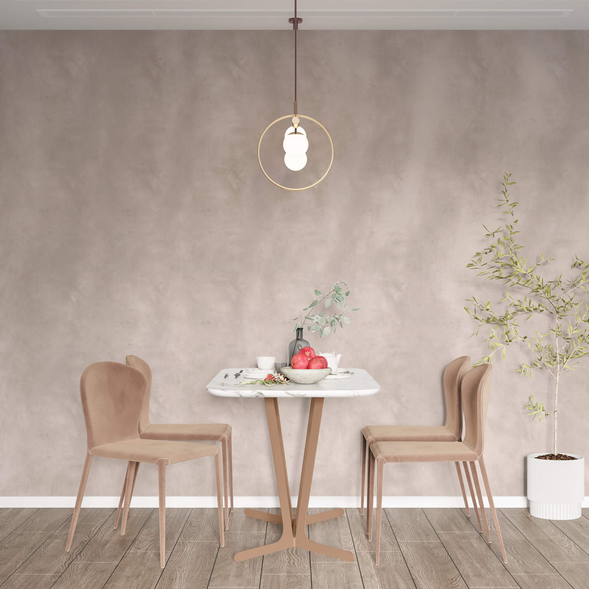 Serene and soft neutral backdrop