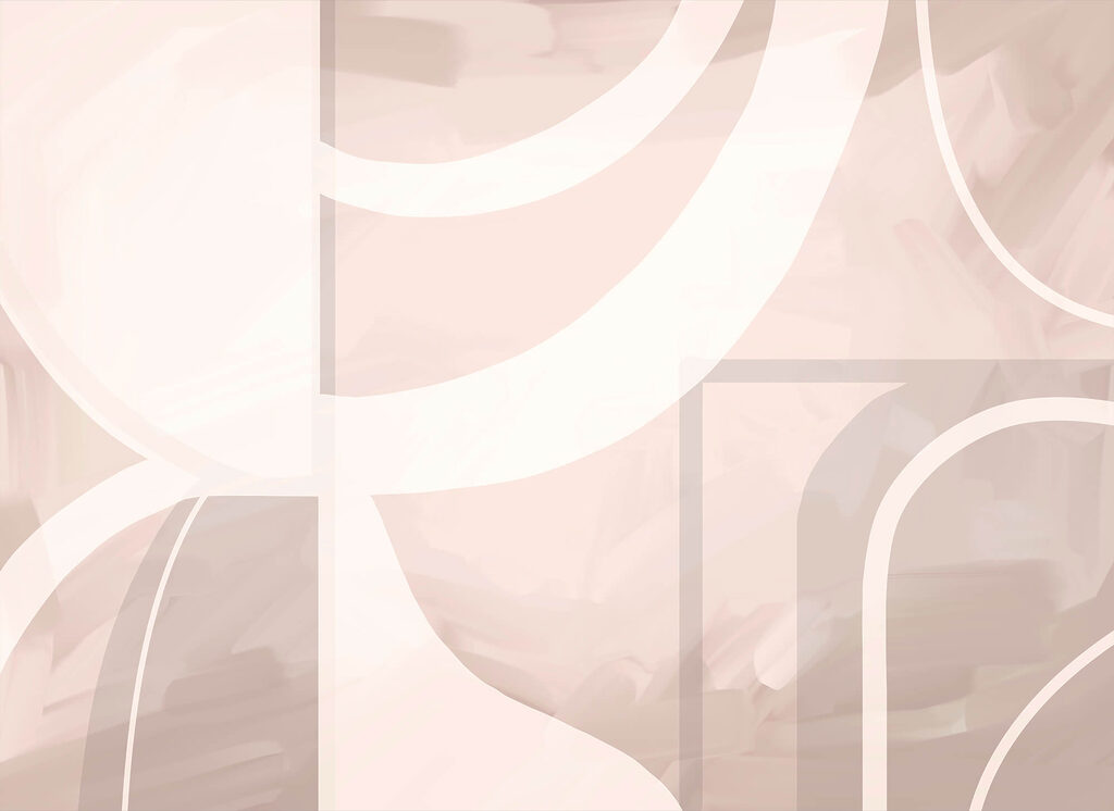 Abstract shapes in soft pastel colors